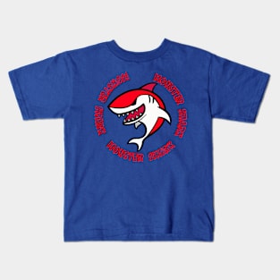 Red Mr Monster Shark -  T-Shirt Kids T-Shirt